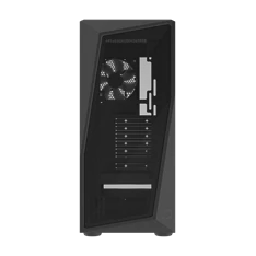 COOLER MASTER Ház, Mid Tower ATX CMP 520L, Edzett üveg, Tápegység nélkül, fekete