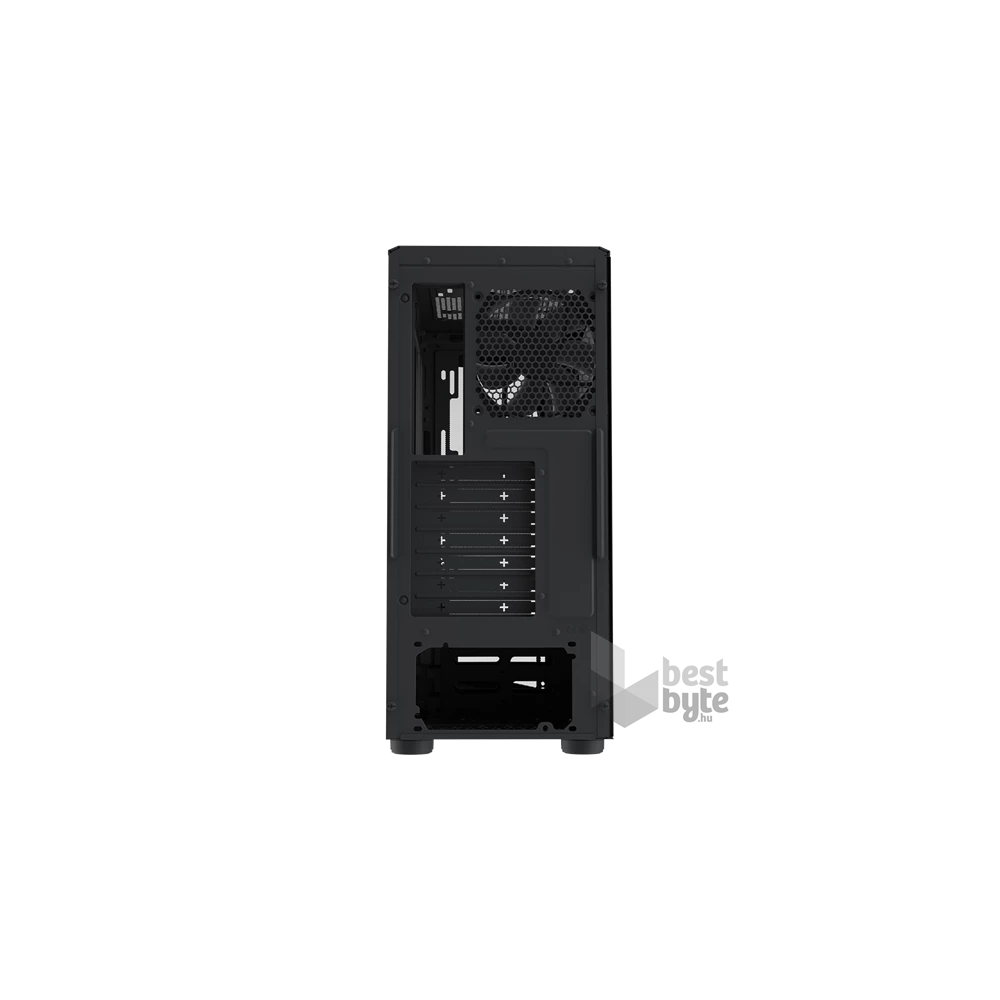 COOLER MASTER Ház, Mid Tower ATX CMP 520L, Edzett üveg, Tápegység nélkül, fekete