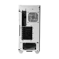 COOLER MASTER Ház Midi ATX HAF 500 ARGB + 4db Ventilátor, Tápegység nélkül, Üvegfalú, fehér