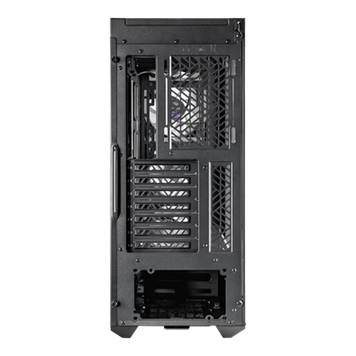 COOLER MASTER Ház Midi ATX MasterBox TD500 MESH V2 ARGB + 3db Ventilátor, Tápegység nélkül, Üvegfalú, fekete