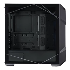 COOLER MASTER Ház Midi ATX MasterBox TD500 MESH V2 ARGB + 3db Ventilátor, Tápegység nélkül, Üvegfalú, fekete