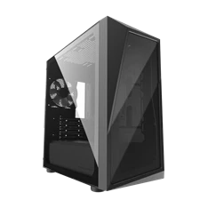 COOLER MASTER Ház Mini Tower ATX CMP 320L, 1db Ventilátorral, Tápegység nélkül, Üvegfalú, Fekete