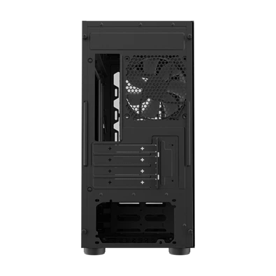 COOLER MASTER Ház Mini Tower ATX CMP 320L, 1db Ventilátorral, Tápegység nélkül, Üvegfalú, Fekete