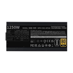 COOLER MASTER Tápegység Moduláris MWE GOLD 1250 - V2 ATX 3.0 1250W, 14cm, 80+ Gold