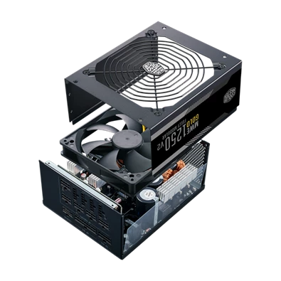 COOLER MASTER Tápegység Moduláris MWE GOLD 1250 - V2 ATX 3.0 1250W, 14cm, 80+ Gold