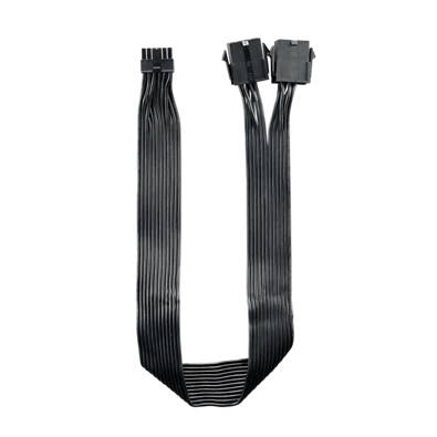 COOLER MASTER Tápkábel Adapter RTX 3000 VGA-hoz, 12-PIN - 2x8-PIN, 40cm, fekete