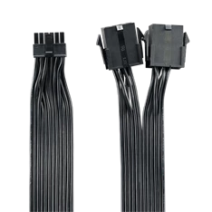 COOLER MASTER Tápkábel Adapter RTX 3000 VGA-hoz, 12-PIN - 2x8-PIN, 40cm, fekete