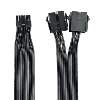 COOLER MASTER Tápkábel Adapter RTX 3000 VGA-hoz, 12-PIN - 2x8-PIN, 40cm, fekete