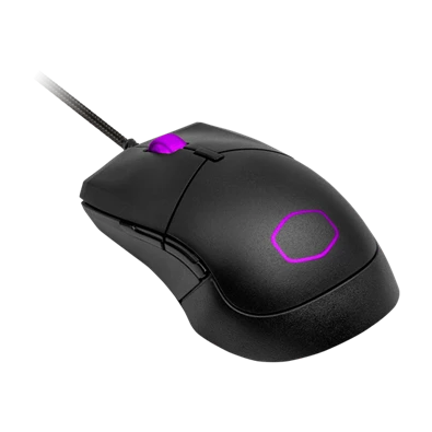 COOLER MASTER Vezetékes Egér MM310 Gaming, Optikai, 6 gombos, 12000dpi, RGB világítás, Ultrakönnyű, Fekete