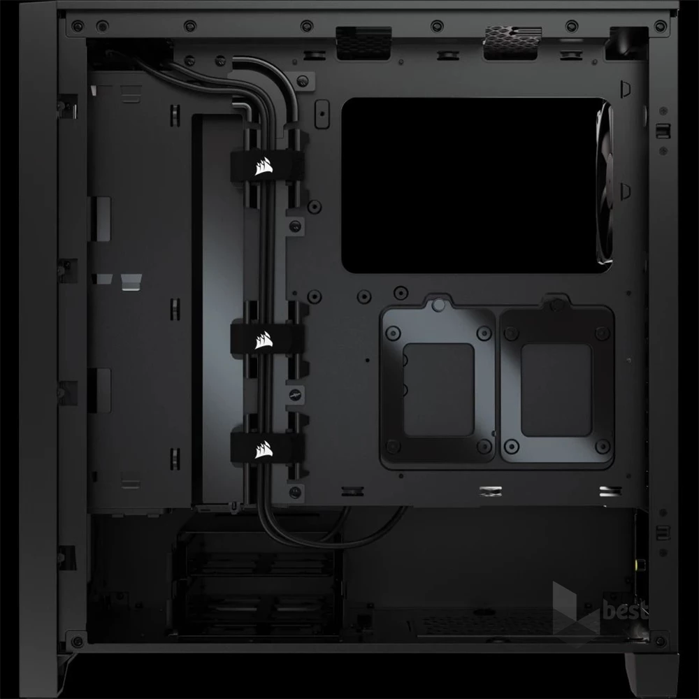 CORSAIR 4000D Airflow fekete számítógépház