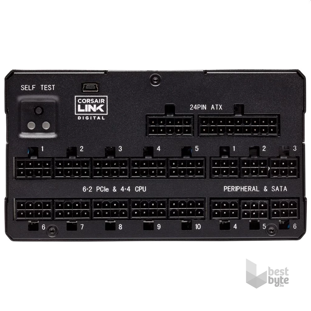 CORSAIR AX1600i 1600W 80 PLUS Platinum moduláris tápegység
