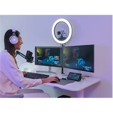 CORSAIR ELGATO Körlámpa, Ring Light, 2500 lumens, Állítható teleszkópos, Max magasság: 54cm, fekete