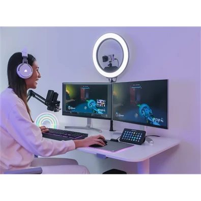 CORSAIR ELGATO Körlámpa, Ring Light, 2500 lumens, Állítható teleszkópos, Max magasság: 54cm, fekete