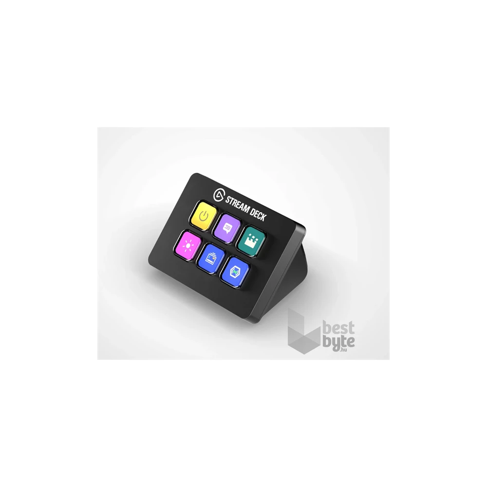 Corsair Elgato Stream Deck Mini 6  testreszabható fekete LCD billentyűs érintőpanel