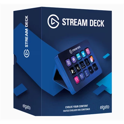 Corsair Elgato Stream Deck MK.2 15 testreszabható fekete LCD billentyűs érintőpanel