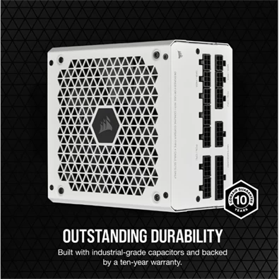 CORSAIR Tápegység Moduláris, RM White Series™ RM750, 750W, ATX, BOX, 80+ Gold, fehér