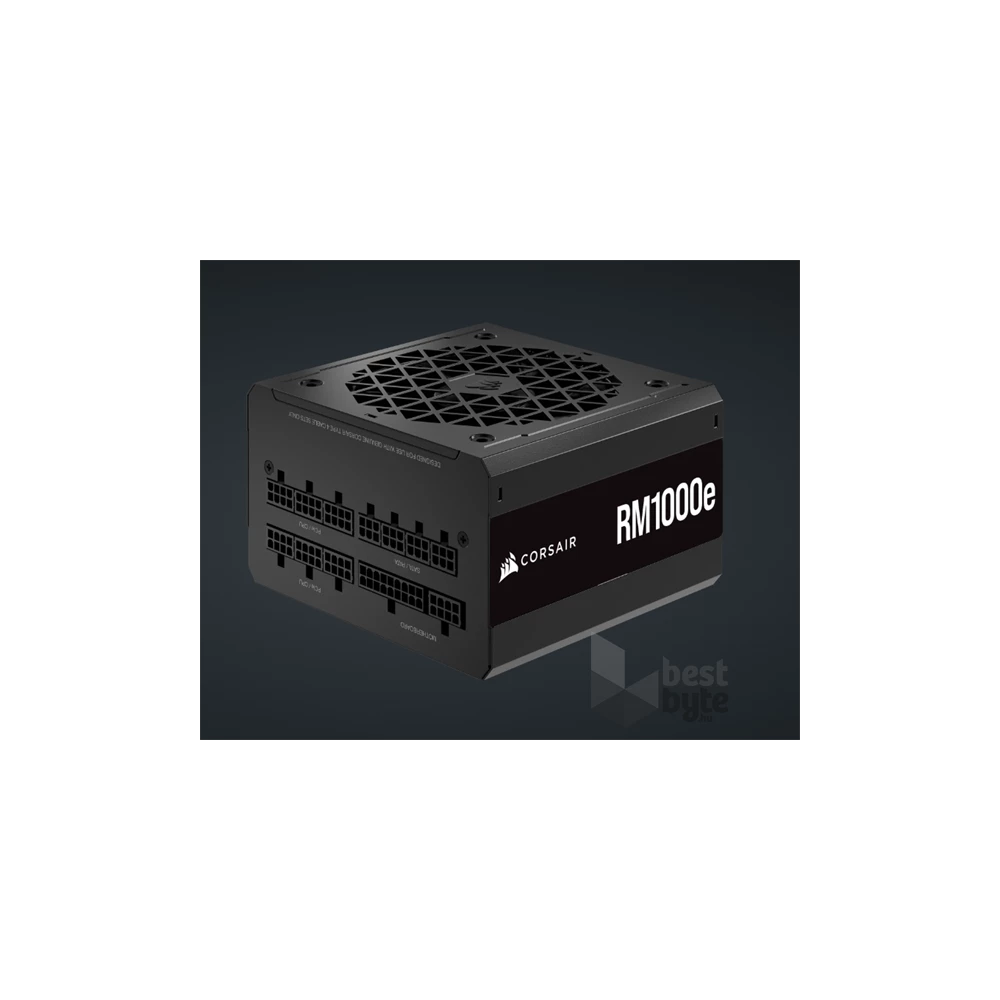 CORSAIR Tápegység Moduláris, RMe Series RM1000e, 1000W, 12cm, ATX3.0, PCIe5.0, 80+ Gold