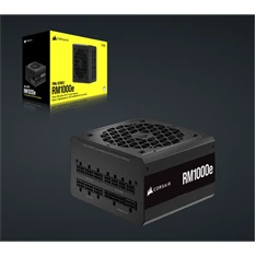 CORSAIR Tápegység Moduláris, RMe Series RM1000e, 1000W, 12cm, ATX3.0, PCIe5.0, 80+ Gold