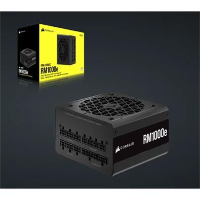 CORSAIR Tápegység Moduláris, RMe Series RM1000e, 1000W, 12cm, ATX3.0, PCIe5.0, 80+ Gold