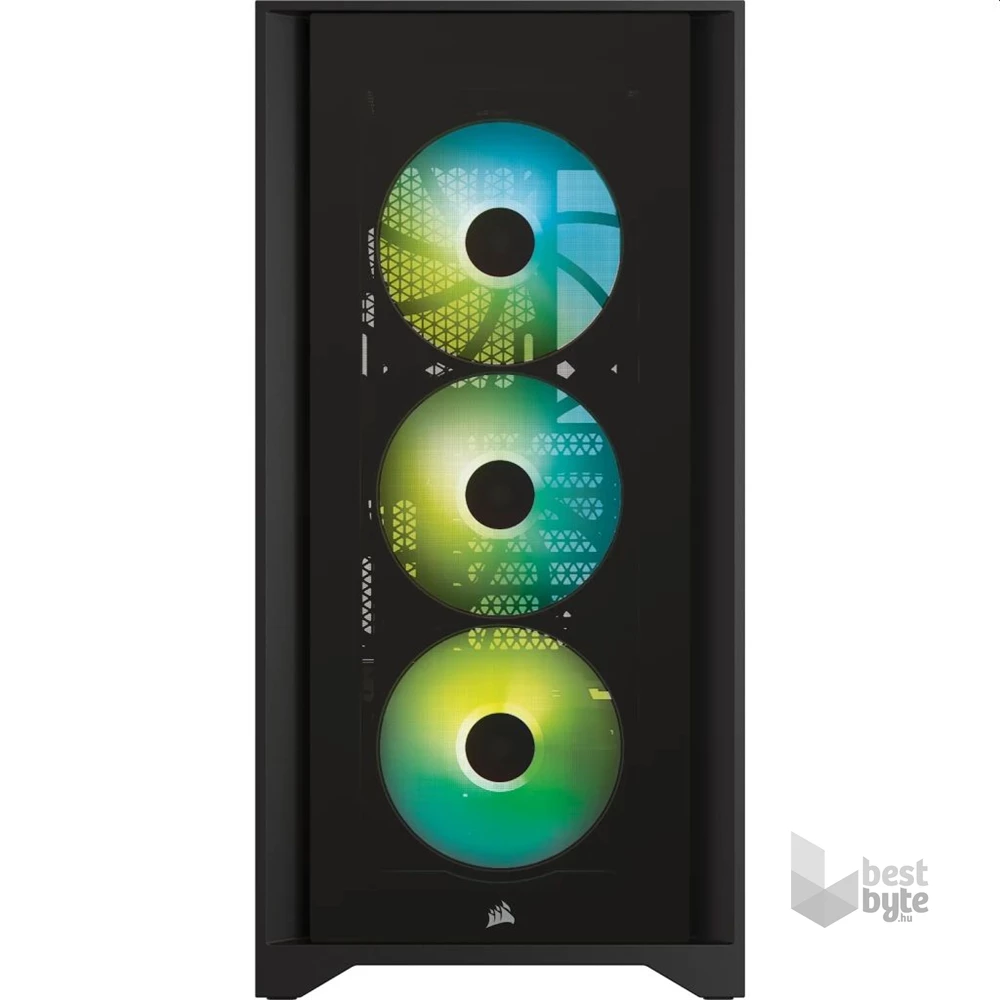 CORSAIR iCUE 4000X RGB fekete számítógépház