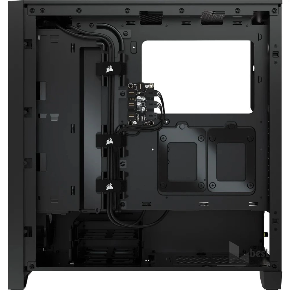 CORSAIR iCUE 4000X RGB fekete számítógépház