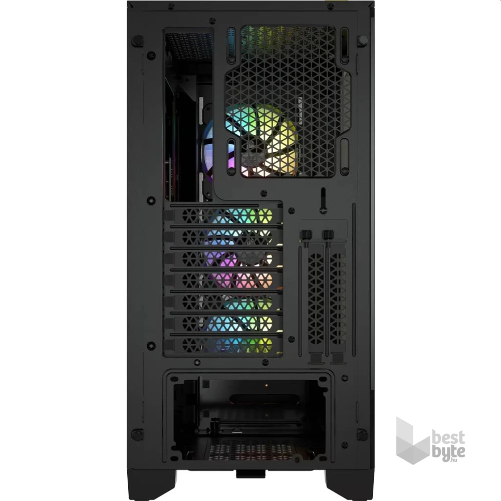 CORSAIR iCUE 4000X RGB fekete számítógépház