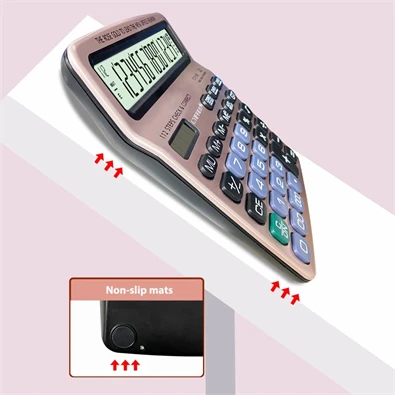 CTIFREE CT-1156 számológép, 155x195mm, 14 számjegy, dual power, 2 év garancia
