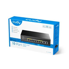CUDY GS1010PE 8+2 gigabit portos 120W PoE switch