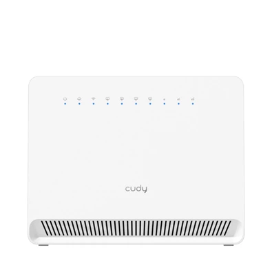 CUDY LT400E egysávos N300 WIFI 4G LTE CAT4, nanoSIM, belső antennás fehér Router