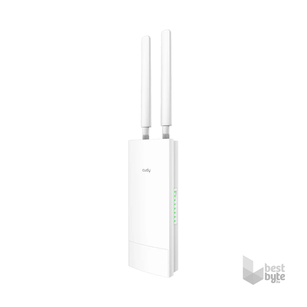 CUDY LT500 Outdoor_EU kétsávos AC1200 4G LTE CAT4, 10/100 LAN, PoE, fehér Kültéri Router
