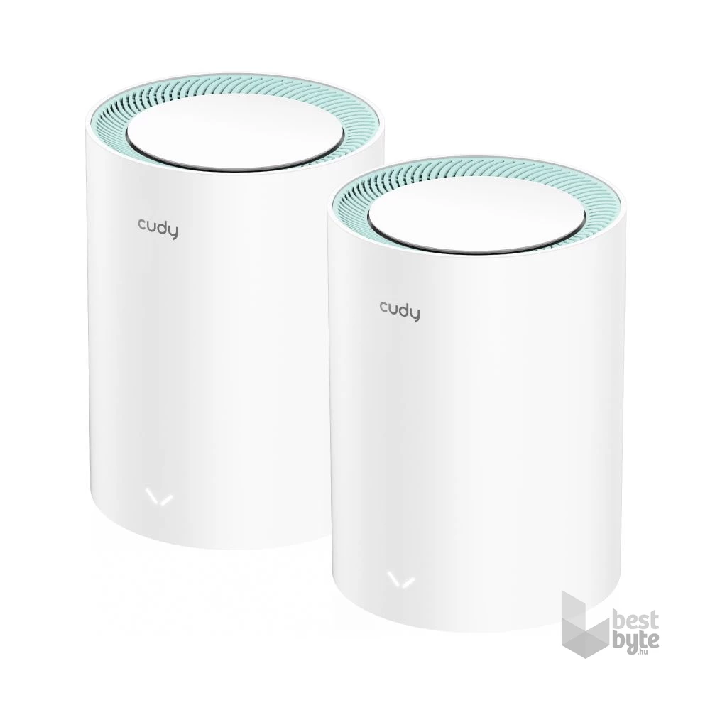 CUDY M1300(3-Pack) kétsávos AC1200 WIFI MESH fehér gigabit router (3db-os szett)