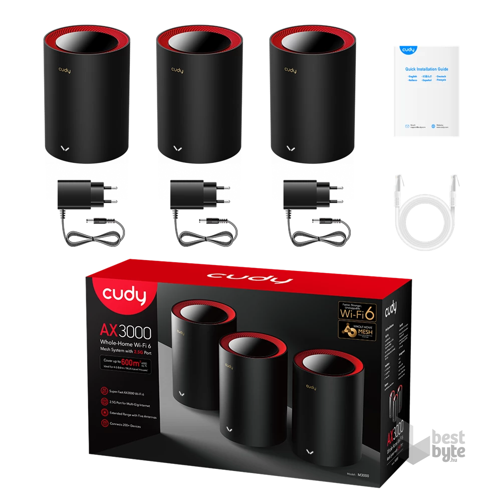 CUDY AX3000 WIFI6 MESH (2DB-SZETT)