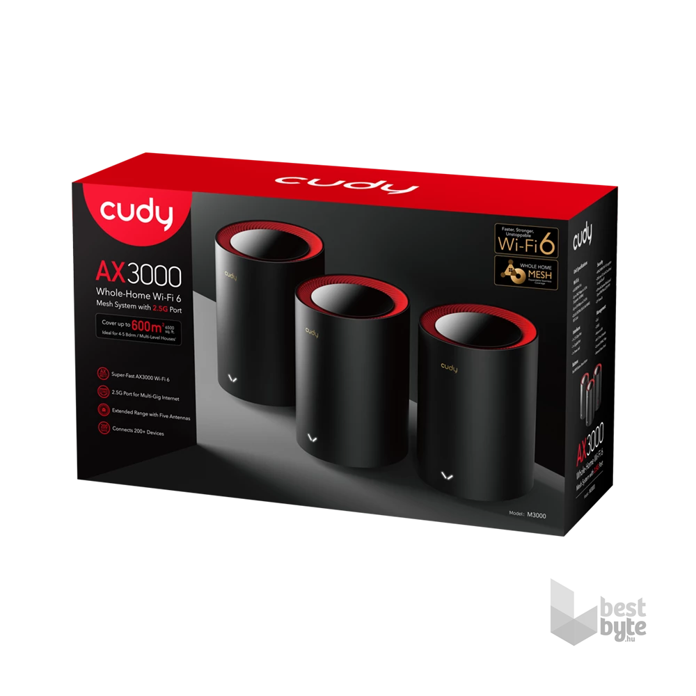CUDY AX3000 WIFI6 MESH (2DB-SZETT)