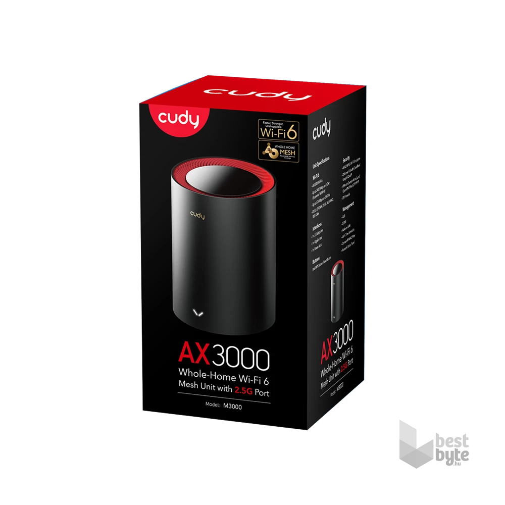 CUDY AX3000 WIFI6 MESH (2DB-SZETT)