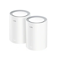 CUDY M3600(2-Pack) kétsávos BE3600 WIFI 7, Gigabit, fehér Mesh Router (2db-os szett)