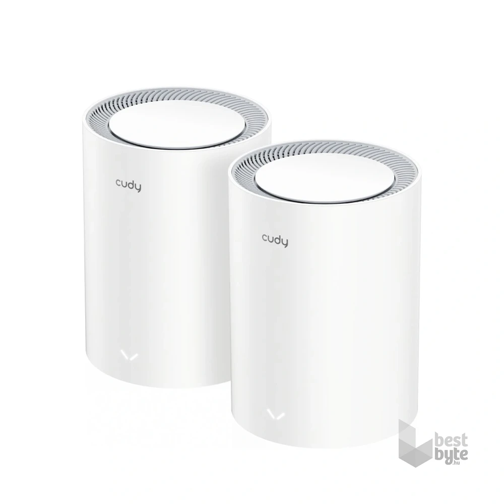 CUDY M3600(2-Pack) kétsávos BE3600 WIFI 7, Gigabit, fehér Mesh Router (2db-os szett)