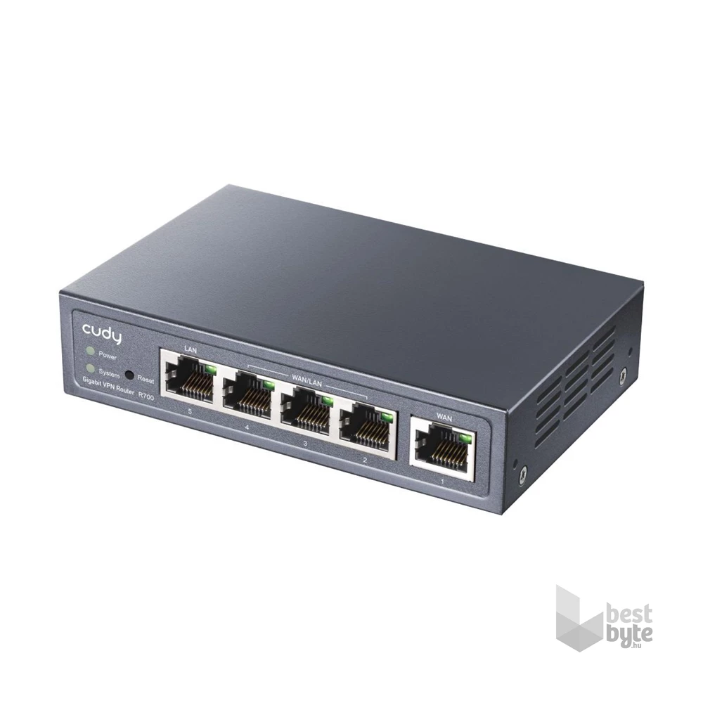 CUDY R700 Gigabit Multi-WAN VPN, fém házas Router