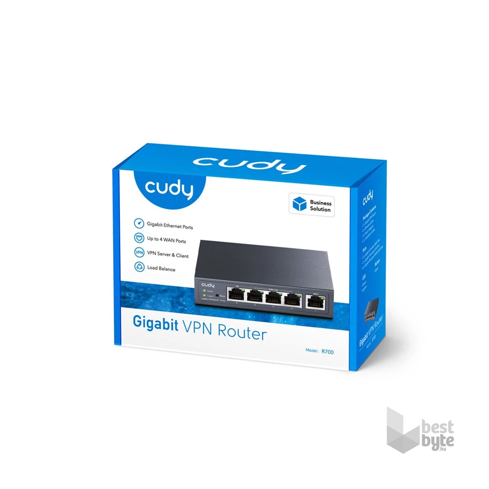 CUDY R700 Gigabit Multi-WAN VPN, fém házas Router