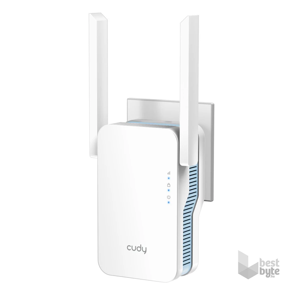 CUDY RE1200 kétsávos AC1200 WIFI MESH fehér extender/access point