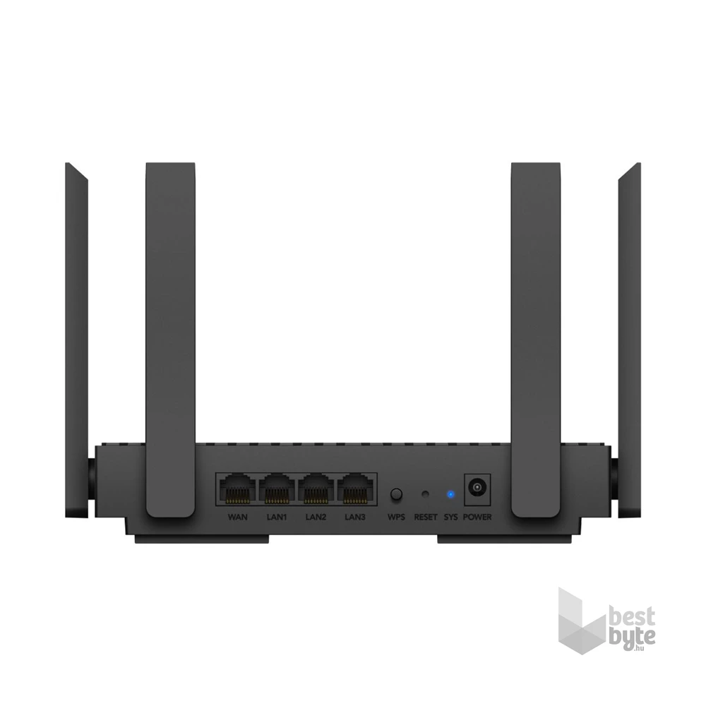 CUDY WR1500 kétsávos AX1500 WiFi 6, Gigabit fekete Access Point/Router