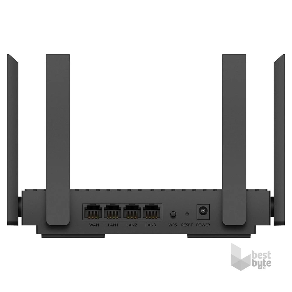CUDY WR3000 kétsávos AX3000 gigabit WIFI 6 MESH fekete router