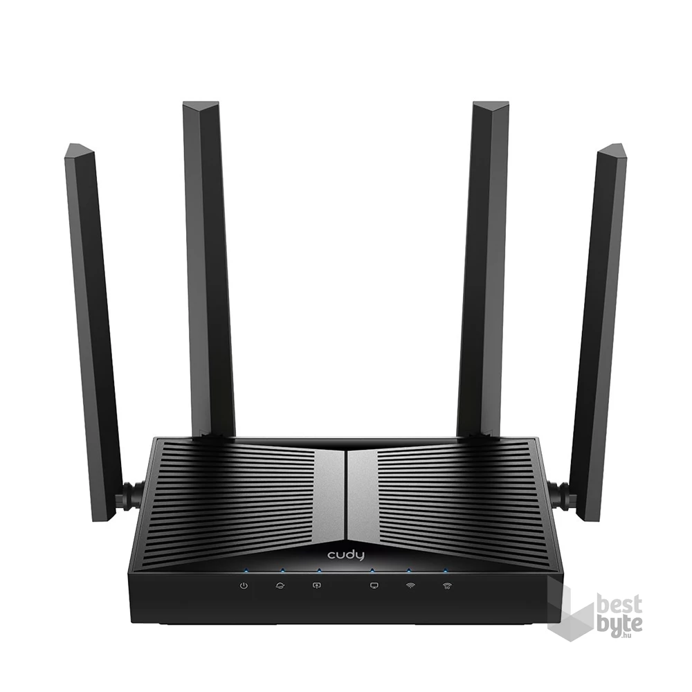 CUDY WR3600 kétsávos BE3600 Gigabit WIFI 7 fekete Router