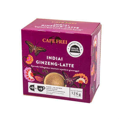 Cafe Frei Indiai ginzeng latte dolce gusto kompatibilis 9 db kávékapszula