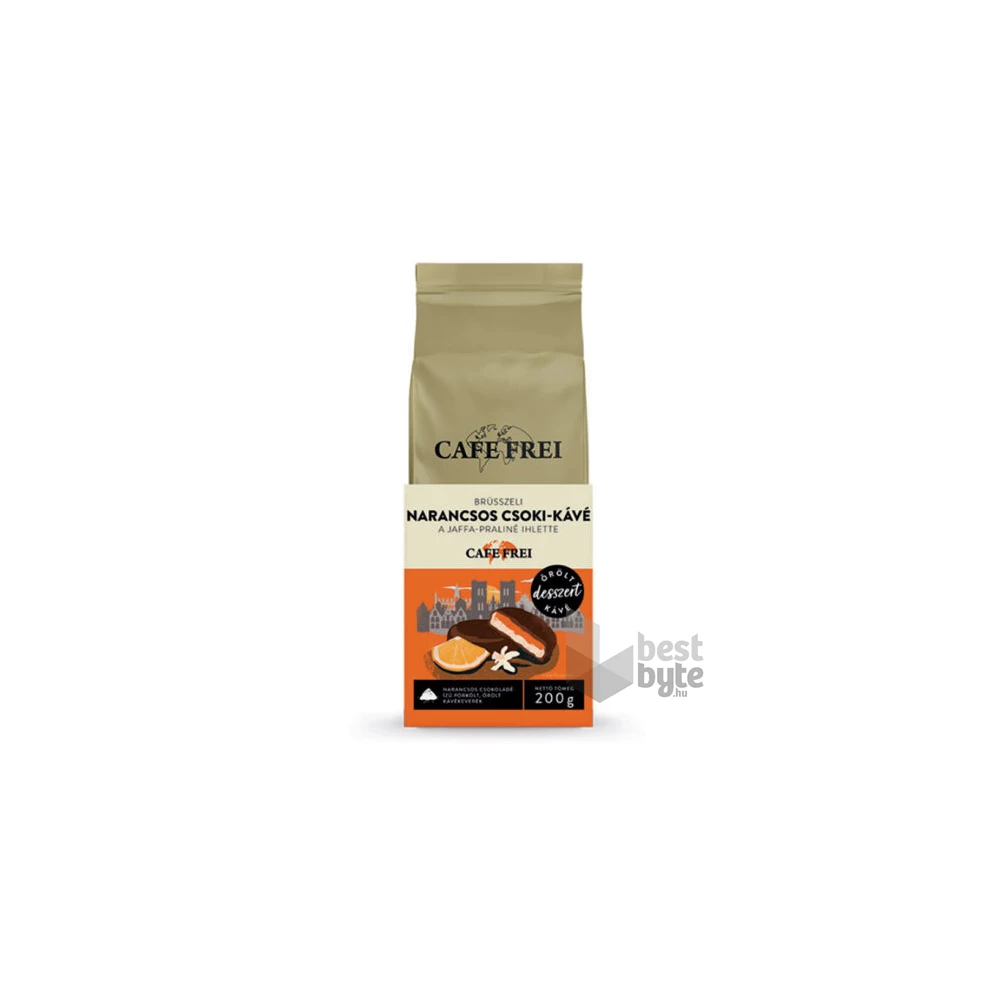 Cafe Frei brüsszeli jaffa narancs-praliné 200g őrölt kávé