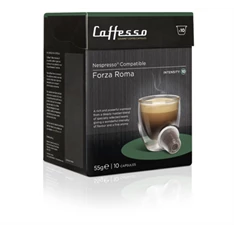 Caffesso Forza Roma Nespresso kompatibilis 10 db kávékapszula