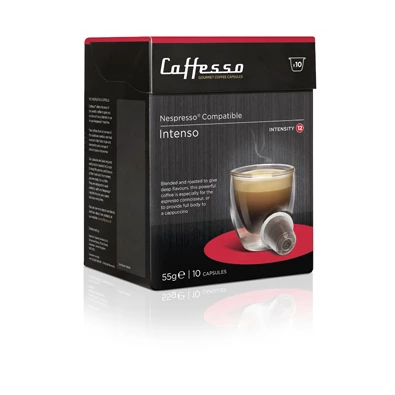 Caffesso Intenso Nespresso kompatibilis 10 db kávékapszula