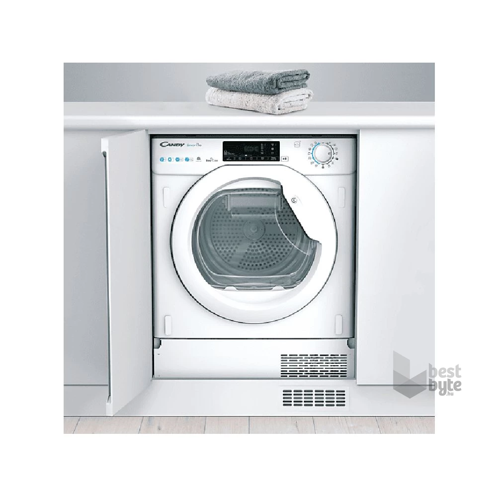 Candy BCTD H7A1TE-S fehér, 7 kg, hőszivattyús, beépíthető, szárítógép