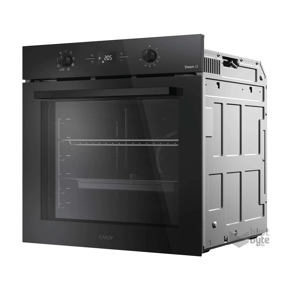 Candy CA6 NP3T3EHTB fekete, beépíthető, sütőtér: 78 liter, grill, légkeverés sütő
