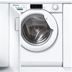 Candy CBD 485D1E/1-S fehér, elöltöltős, max.1400ford., 8 kg/5 kg, beépíthető mosó-szárítógép