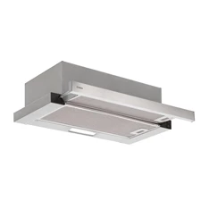 Candy CBT6130/3X ezüst, beépíthető, hagyományos, méret:60 cm, teleszkópos, zajszint:64 dB, páraelszívó